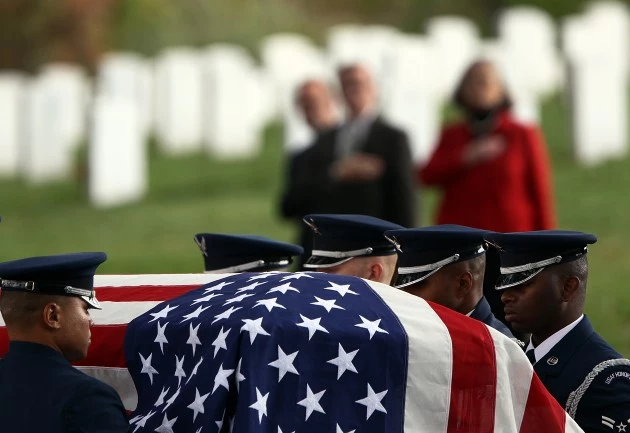 Military Burial Held At Arlington Nat'l Cemetary Military Burial Held At Arlington Nat'l Cemetary