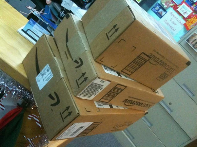 Amazon boxes Amazon boxes