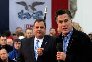 Governor Chris Christie and Mitt Romney Governor Chris Christie and Mitt Romney