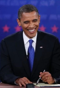 President Barack Obama at third Presidential Debate President Barack Obama at third Presidential Debate