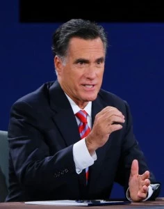 Mitt Romney speaks during Presidential Debate at Lynn University in Florida. Mitt Romney speaks during Presidential Debate at Lynn University in Florida.