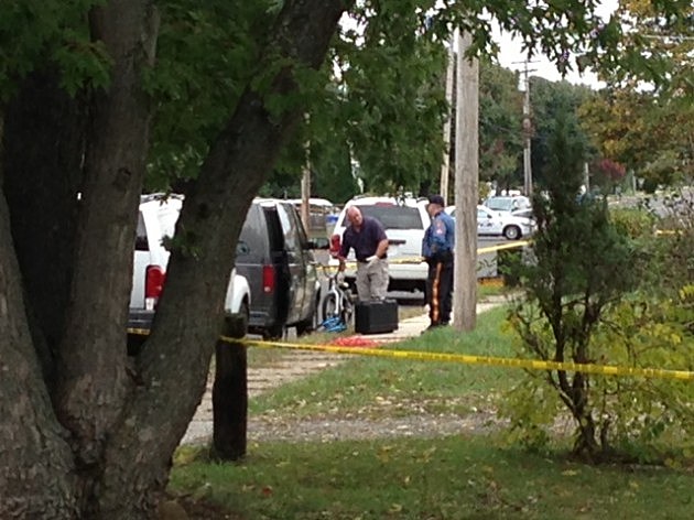 Authorities remove a white bicycle from the home where a recycling bin with Autumn Pasquale's body was found. Authorities remove a white bicycle from the home where a recycling bin with Autumn Pasquale's body was found.