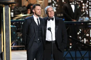 Joel McHale and Chevy Chase Joel McHale and Chevy Chase