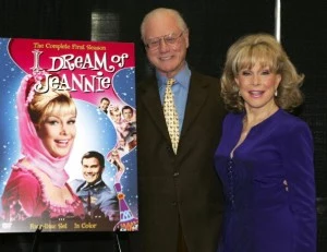 Larry Hagman and Barbara Eden Larry Hagman and Barbara Eden