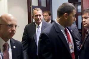 peaker of the House John Boehner (R-OH) (C) leaves a meeting with House Republicans peaker of the House John Boehner (R-OH) (C) leaves a meeting with House Republicans