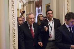 Senate Majority Leader Harry Reid (D-NV) ignores questions from reporters after meeting with President Obama and other Congressional leaders at the White House, Senate Majority Leader Harry Reid (D-NV) ignores questions from reporters after meeting with President Obama and other Congressional leaders at the White House,