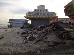 Seaside Heights boardwalk after Sandy Seaside Heights boardwalk after Sandy