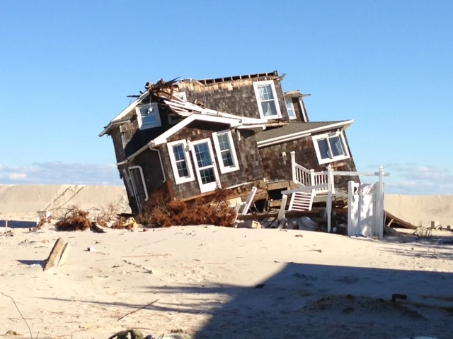 Sandy Hits the Jersey Shore - Mantoloking Sandy Hits the Jersey Shore - Mantoloking