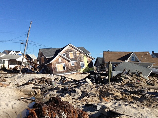 Sandy hits the Jersey Shore - Normandy Beach Sandy hits the Jersey Shore - Normandy Beach
