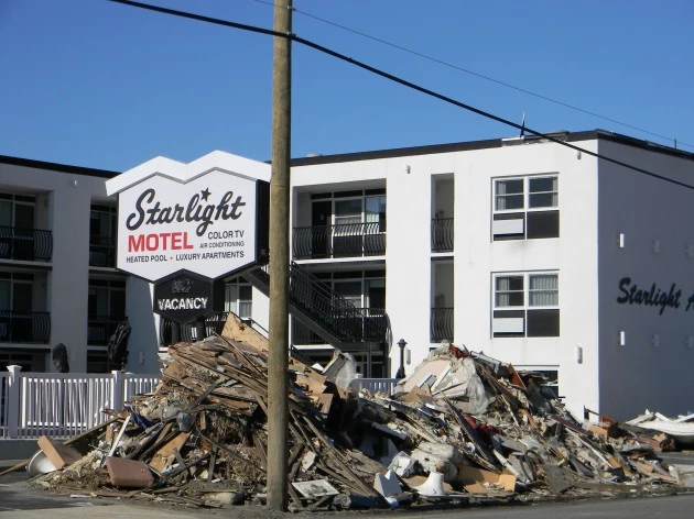 Starlight Motel post-Sandy Starlight Motel post-Sandy