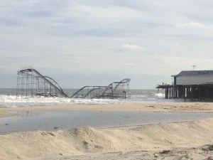 Submerged Jet Coaster in Seaside Heights Submerged Jet Coaster in Seaside Heights