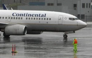 Continental Airlines plane Continental Airlines plane