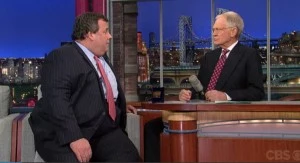 Governor Christie on David Letterman Governor Christie on David Letterman