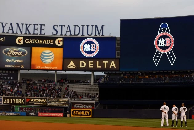 New York Yankees honor the fallen in Boston New York Yankees honor the fallen in Boston