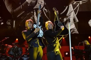 Richie Sambora and Jon Bon Jovi perform at "12-12-12" a concert Richie Sambora and Jon Bon Jovi perform at "12-12-12" a concert