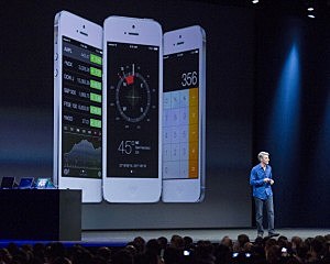 Apple's Craig Federighi, Vice President of Software Engineering, introduces iOS7 at a keynote address during the 2013 Apple WWDC Apple's Craig Federighi, Vice President of Software Engineering, introduces iOS7 at a keynote address during the 2013 Apple WWDC