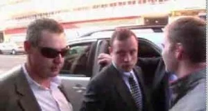 Oscar Pistorius arrives for a pre-trial hearing in South Africa Oscar Pistorius arrives for a pre-trial hearing in South Africa