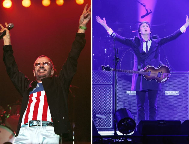 Sir Paul and George Harrison went head- to-head on the charts 40 years ago Sir Paul and George Harrison went head- to-head on the charts 40 years ago