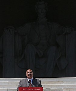 Martin Luther King III speaks during the 50th anniversary of the March on Washington Martin Luther King III speaks during the 50th anniversary of the March on Washington