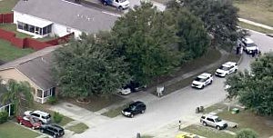 Police at George Zimmerman's home in Orlandom FL Police at George Zimmerman's home in Orlandom FL