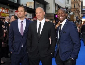 Actors Paul Walker, Vin Diesel and Tyrese Gibson attend the "Fast & Furious 6" world premiere in London Actors Paul Walker, Vin Diesel and Tyrese Gibson attend the "Fast & Furious 6" world premiere in London