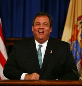 Governor Chris Christie answers press questions at the Statehouse Governor Chris Christie answers press questions at the Statehouse