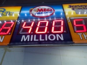 Mega Millions jackpot for Friday displayed at the 7-11 in Ewing Mega Millions jackpot for Friday displayed at the 7-11 in Ewing