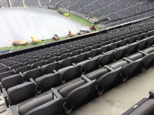 Inside MetLife Stadium before Super Bowl XLVIII Inside MetLife Stadium before Super Bowl XLVIII