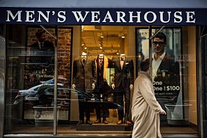 A Men's Warehouse store in New York City A Men's Warehouse store in New York City