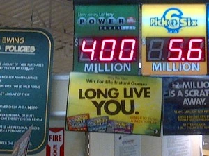 Powerball jackpot displayed at Shop Rite in Ewing Powerball jackpot displayed at Shop Rite in Ewing