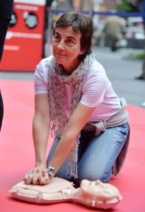 American Heart Association's Hands-Only CPR Campaign Launch Mike Coppola Collection: Getty Images Entertainment