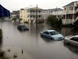 Flooding on 32nd Street in Ocean City Flooding on 32nd Street in Ocean City