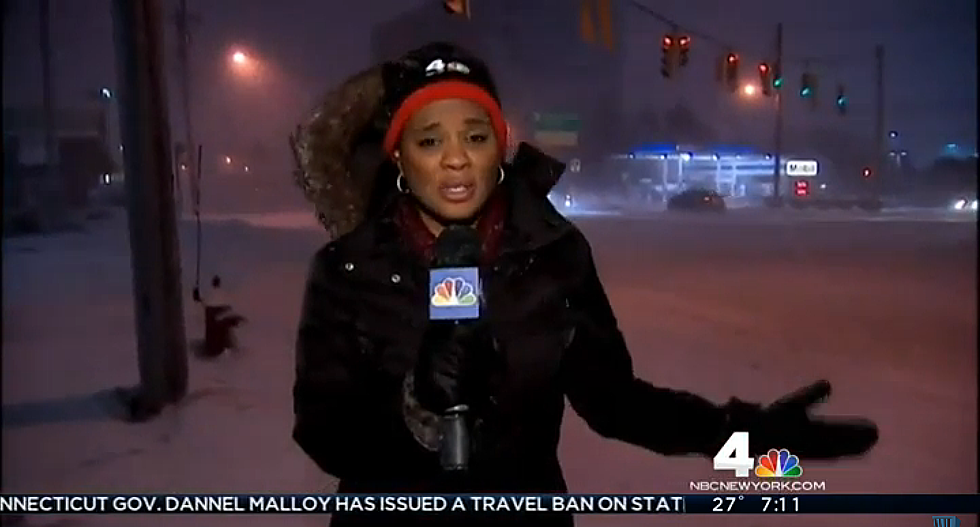WATCH: NBC reporter almost hit by car during live report