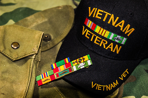 Vietnam Veterans Hat, Service Ribbons & Pouches
