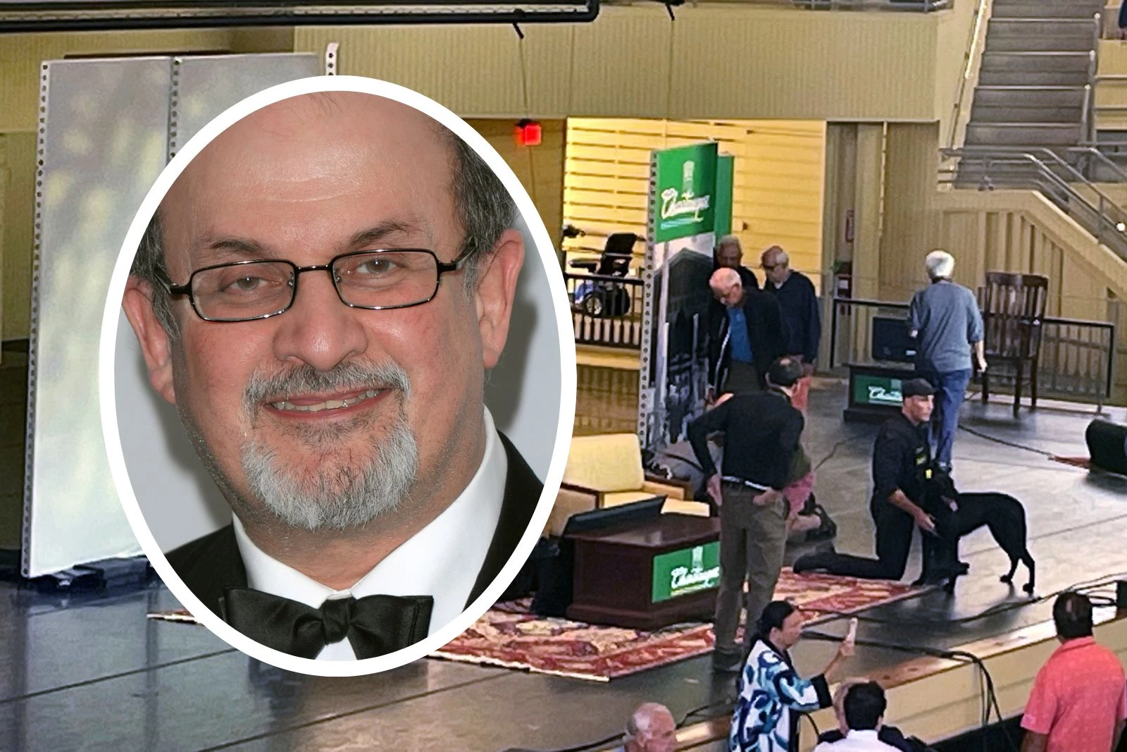 NJ man charged with stabbing author Salman Rushdie before lecture
