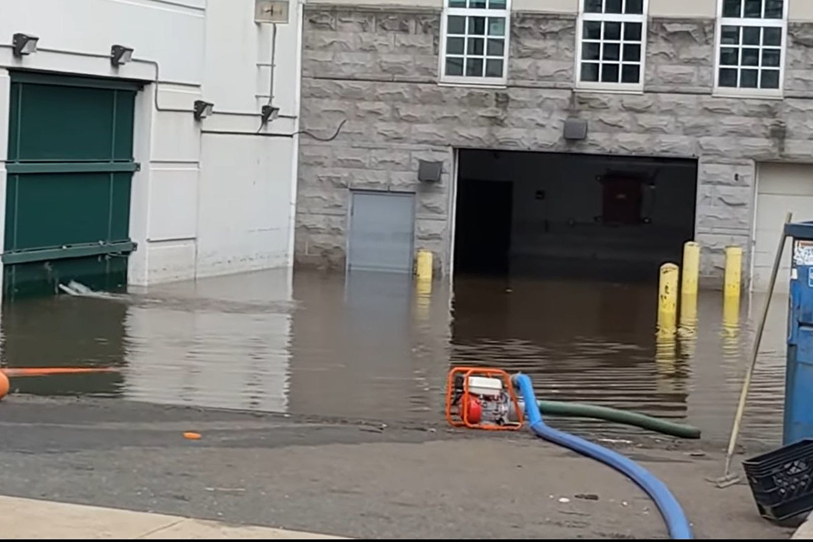 Flooding at the the Middlesex County Family Court in New Brunswick