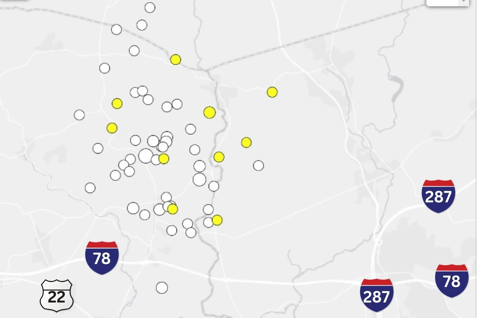 USGS map shows locations of aftershocks following 4/5 earthquake as of 4/15 