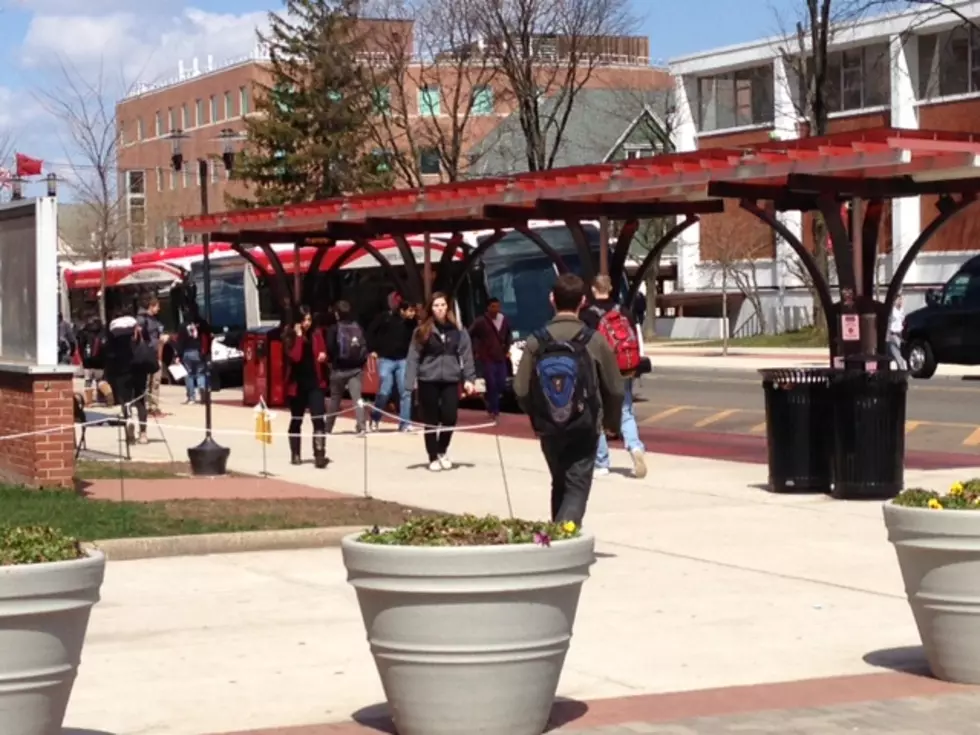 College Avenue on the campus of Rutgers University in New Brunswick.