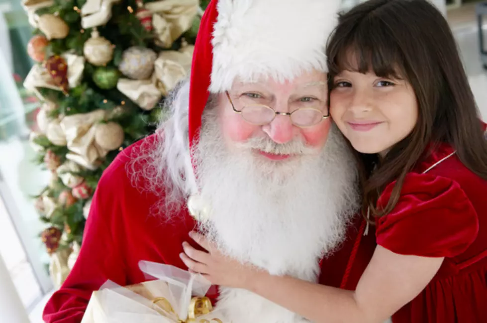 Santa and child