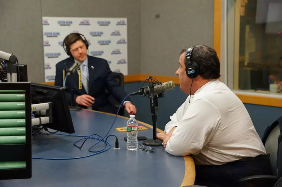 Gov. Chris Christie joins Eric Scott in the New Jersey 101.5 studio for the Feb. 29, 2016 Ask the Governor (Dan Tantillo / Townsquare Media)