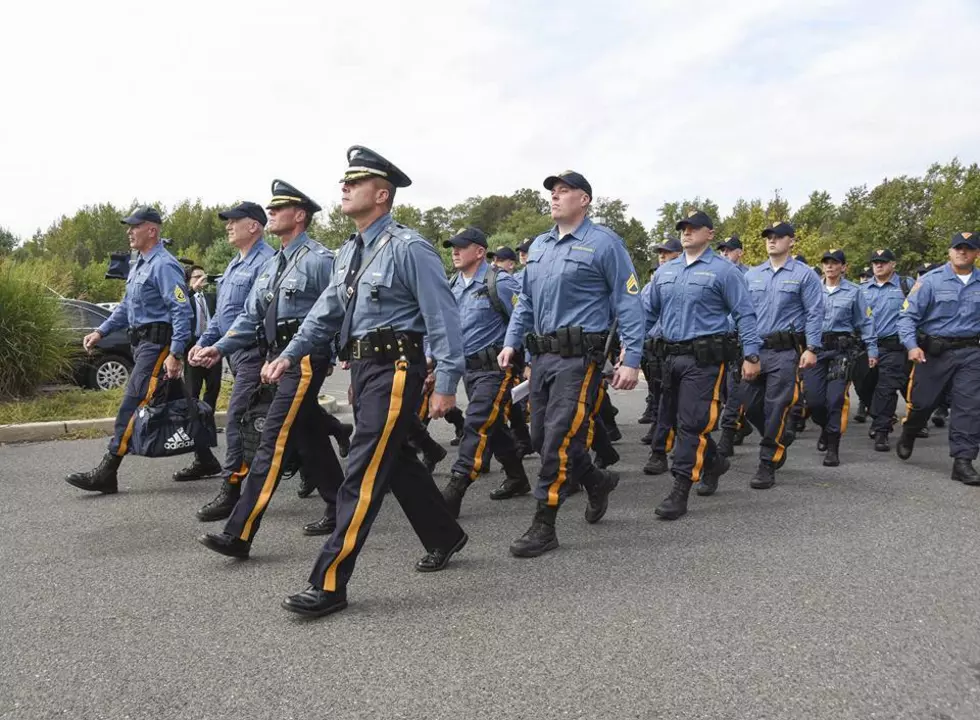 NJ state troopers helping to guard gas stations and food supplies in Puerto Rico