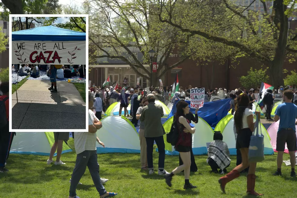 Pro-Palestine tent protest takes over Rutgers campus in NJ